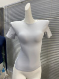 Celebrity Style: 's Cotton Jersey Short Sleeve Top for a Perfect Figure, High Quality