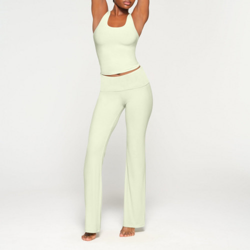 -style SOFT LOUNGE TANK / FOLD OVER PANT casual pants