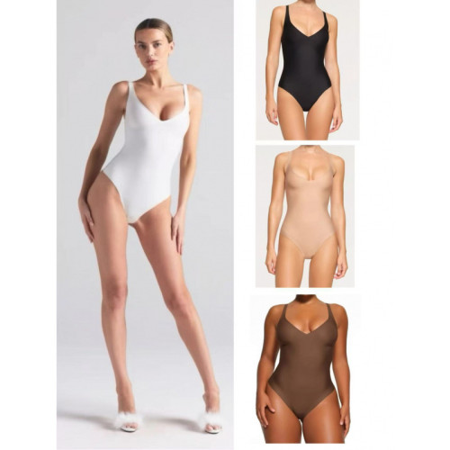 -style shapewear, sexy body-shaping one-piece with tummy control, seamless shapewear with waist cinching and straps