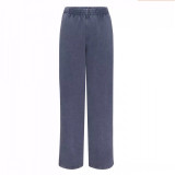 BOYFRIEND FLEECE PANT casual pants home pants solid color straight-leg sports loose fit
