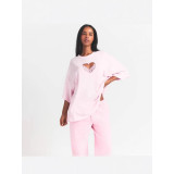 26 New Valentine's Day Limited Edition Heart-Shaped Hollow Short-Sleeve T-Shirt and Straight-Leg Shorts Casual Versatile Set