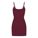 style sexy slim-fit sleeveless slip dress,  European and American bodycon dress
