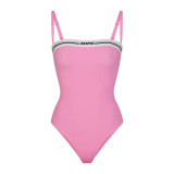 -style 24-piece simple logo letter camisole bodysuit tennis stretch camisole shapewear