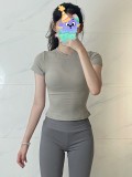 Celebrity Style: 's Cotton Jersey Short Sleeve Top for a Perfect Figure, High Quality