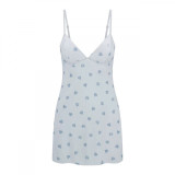 Valentine's Day Rosé-style camisole dress V-neck velvet lace heart print nightdress