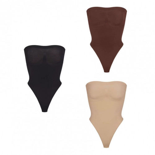 elastic strapless bodysuit seamless breathable sexy bodysuit hot girl slim-fit sexy camisole for women