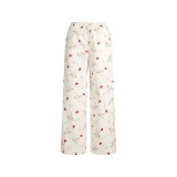 pink striped wide-leg pajama pants for women, new summer style, loose casual pants for outdoor wear and walking