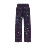Christmas limited edition pajama set, long-sleeved long pants loungewear set with snowflake pattern casual pants