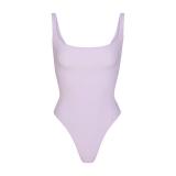 FITS EVERYBODY SQUARE NECK one-piece sports vest slimming effect
