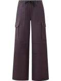 Two-tone striped ultra-short sleeveless tank top RICA work pants