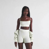 25 new  COTTON RIB SCOOP BRALETTE cotton ribbed short camisole bralette
