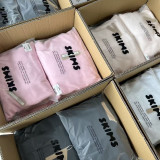cherry blossom pink series three-dimensional embossed letter print hooded sweatshirt top outerwear set cotton