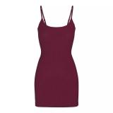 style sexy slim-fit sleeveless slip dress,  European and American bodycon dress