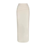 CLOUD ASYMMETRIC LONG SLEEVE TOP asymmetric long sleeve set