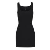 *s*k*  bodycon pink ribbed slip dress sleeveless U-neck tank dress mint green
