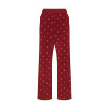 Christmas limited edition pajama set, long-sleeved and long-pants loungewear set, can be worn outside, bear-themed casual wear