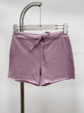 -style modal ribbed boxer shorts, summer thin loose casual home pants for women