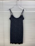 New   Valentine's Day cherry blossom pink lace bodycon sexy hot girl camisole dress