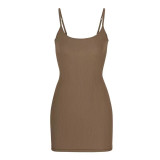 style sexy slim-fit sleeveless slip dress,  European and American bodycon dress