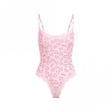 blogger's same style FITS EVERYBODY lace-trimmed camisole bodysuit