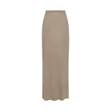 New Modal Semi-Transparent Long Sleeve Cardigan with Buttons, Solid Color, Slim Fit for Women