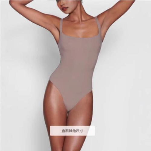 FITS EVERYBODY SQUARE NECK one-piece sports vest slimming effect