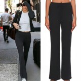 Nanyou S  style high-waisted peach butt yoga pants, casual sports pants, foldable flared pants