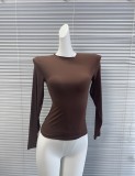 [Bestseller] Ski*m*s Fits Everybody Classic Slim-Fit Nylon Long-Sleeve Women's Tight-Fitting Top