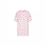 -style Valentine's Day limited edition heart-pattern modal comfortable and breathable loungewear, short long-sleeve pajamas