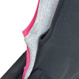 -style U-neck ribbed tank top, European and American slim-fit solid color inner and outer wear sports crop top