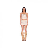 New style sexy retro simple workwear metal buckle strapless MASON belt tight-fitting outfit