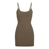 style sexy slim-fit sleeveless slip dress,  European and American bodycon dress
