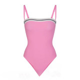 Nanyou celebrity style in stock ·s set: Logo tennis camisole bodysuit and short irt