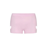26 New Valentine's Day Limited Edition Heart-Shaped Hollow Short-Sleeve T-Shirt and Straight-Leg Shorts Casual Versatile Set