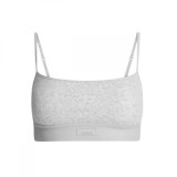25 new  COTTON RIB SCOOP BRALETTE cotton ribbed short camisole bralette