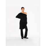 new mid-length Korean-style casual inner slip dress with round neck and loose fit over the knees