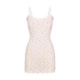 -style new summer camisole dress, sexy tight-fitting bodycon lace mini dress