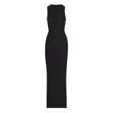 same style   sleeveless tank dress, French slim-fit bodycon slip dress, long dress