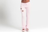 American  New Valentine's Day Limited Edition Heart-Shaped Hollow Short-Sleeve T-Shirt, Shorts, Straight Pants Casual Versatile Set