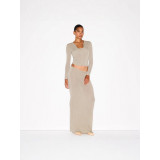 New Modal Semi-Transparent Long Sleeve Cardigan with Buttons, Solid Color, Slim Fit for Women