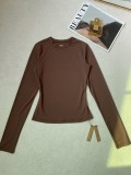 Now available:   and  same style high-elastic long-sleeve T-shirt for women