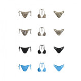 SIGNATURE SWIMBIKINI TOP sexy two-piece swimsuit leopard print bikini set