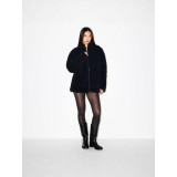 25 Fall/Winter New Women's Lamb Wool Coat, Warm and Thick, Fashionable High Collar, Faux Wool Large Curly Coat