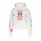 Cute Bunny Easter Limited Edition Graffiti Series Hooded Pullover Sweatshirt and Straight-Leg Pants