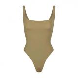 FITS EVERYBODY SQUARE NECK one-piece sports vest slimming effect