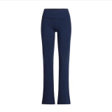 Kendall  's new spring/summer color cotton ultra-comfortable versatile casual cuffed flared pants