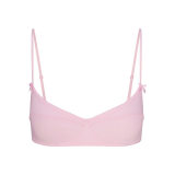 -style European and American sexy LOGO POINTELLE Valentine's Day floral hollow-out cotton set