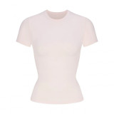 new color FITS EVERYBODY sweetheart high-elastic slim-fit base shirt short-sleeve T-shirt
