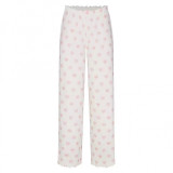 Valentine's Day limited edition heart logo hollow-out cotton short-sleeve shorts set dress suspender pants