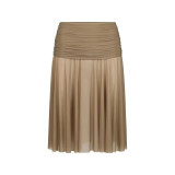 New  MILKY SHEER MIDI IRT high-waisted pleated women's irt over-the-knee midi irt